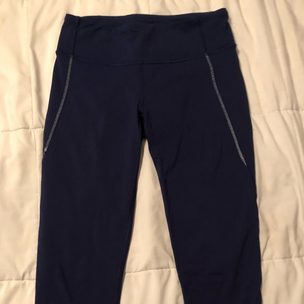 lululemon leggings 3/4 length running pants